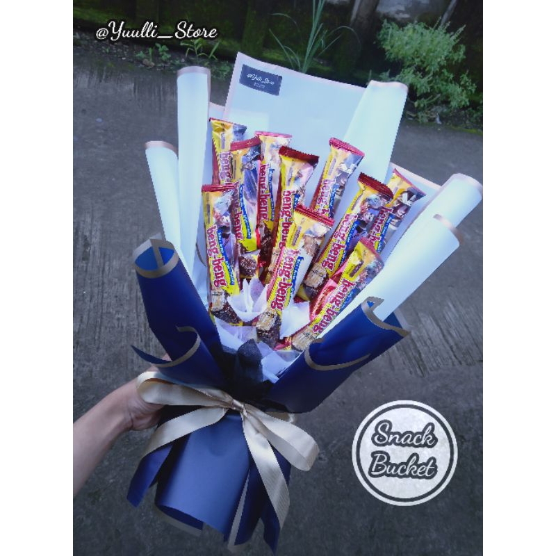 

Buket Snack Beng-beng / Buket wisuda / Buket murah / Buket Ultah