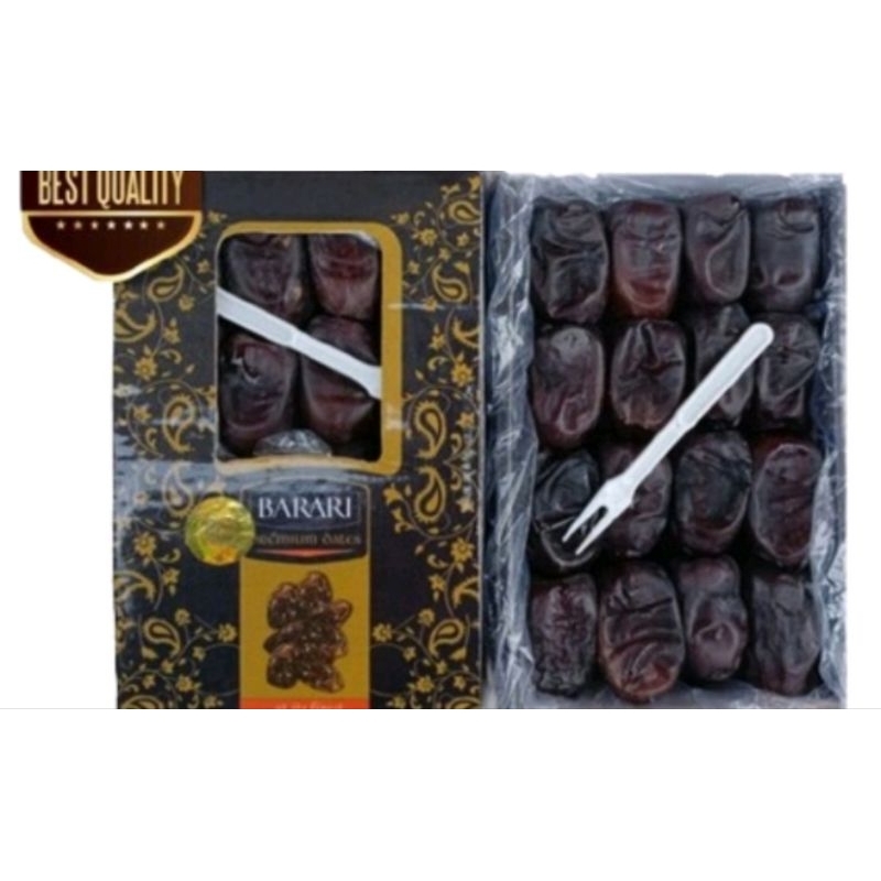 

Kurma Bam Barari Premium Dates Hologram Original 600gr