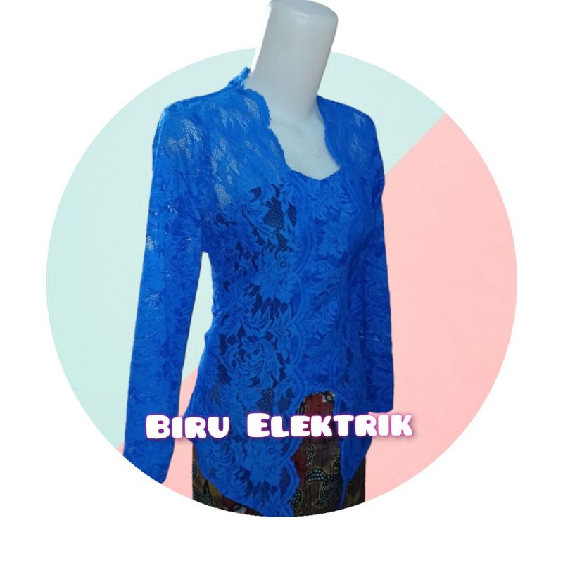 JUMBO Kebaya Brokat Sofia Lgn Panjang XXL 3XL 4XL 5XL Big Size ( Ld 104 - 124 )