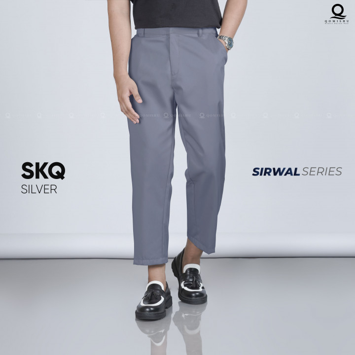 QOMISHU Celana Sirwal Kantor Pria Formal Office Pants Kasual Elegan SKQ