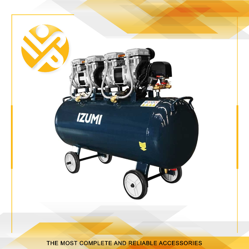 Mesin Kompresor Angin Izumi Oilless OL 1390SS2-100 / Super Speed 100 L