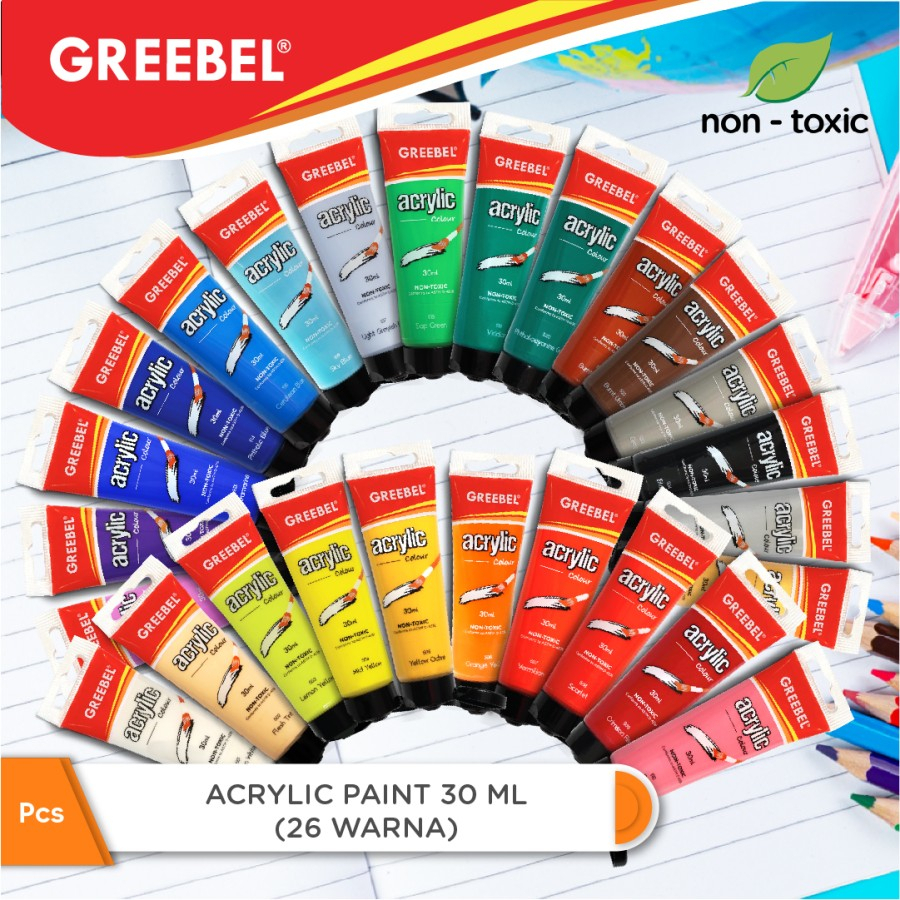 

GREEBEL Cat Akrilik / Acrylic Colour / Acrylic Paint 30ml (PCS) - 503