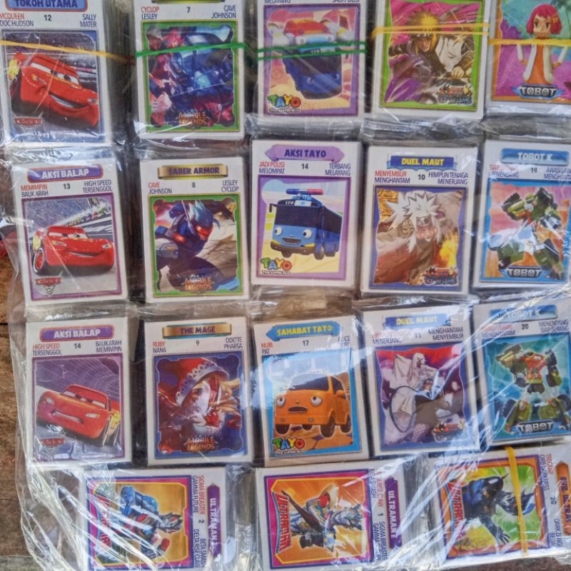 Kartu Kwartet Millenium/ Kwartet Keninian/ Kwartet Bahan tebal dan bagus (32 lbr)