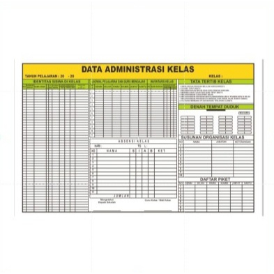 

Papan Data Bank Data Kelas Administrasi Kelas Untuk SD/MI/SMP/MTS/SMA/SMK/MA