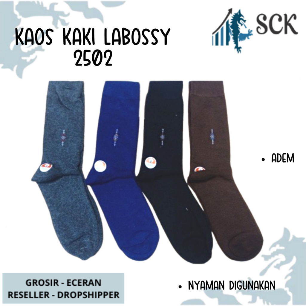 Kaos kaki Pria LABOSSY 2502 2503 2504 2505 2506 /Kaos kaki kerja Pria - sckmenwear GROSIR