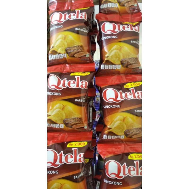 Qtela kemasan 23gr qtela eceran 2000 kripik singkong qtela snack ultah ulangtahun ulang tahun