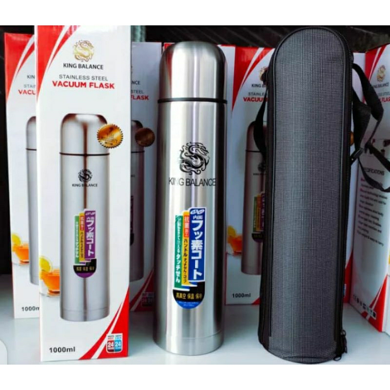 Termos Stainless steel 1000ml/Botol minum tahan panas 1L