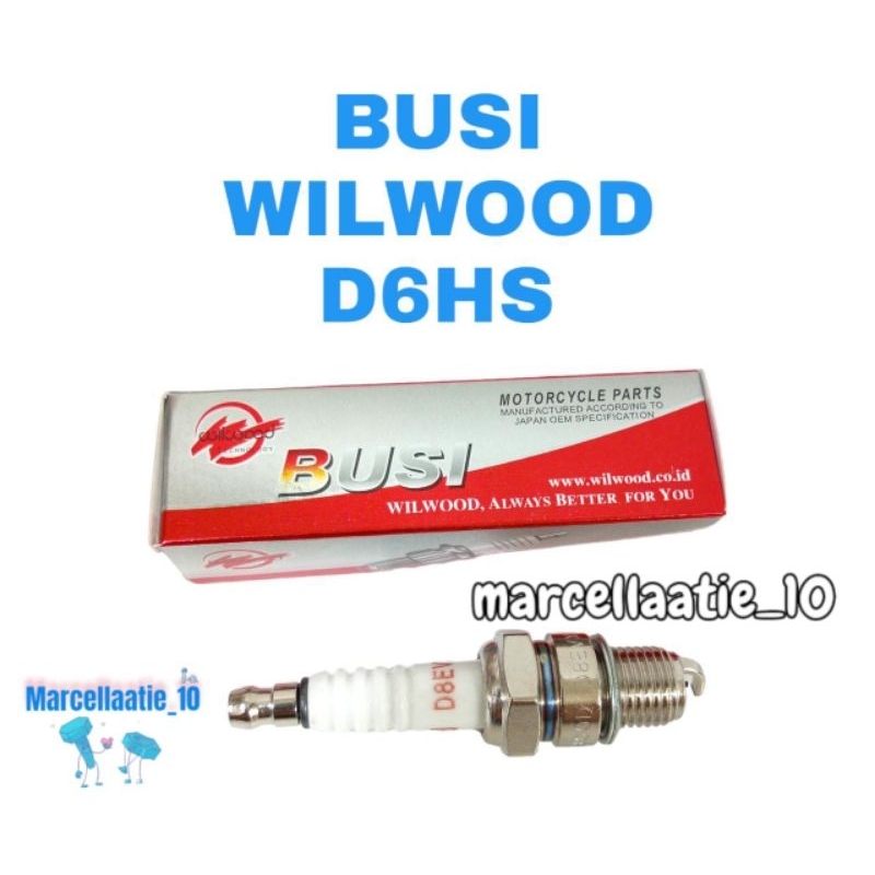 1 pcs BUSI MOTOR D6HS BUSI WILWOOD D6HS D6 BUSI MOTOR MURAH D6 BUSI MOTOR D6HS MURAH