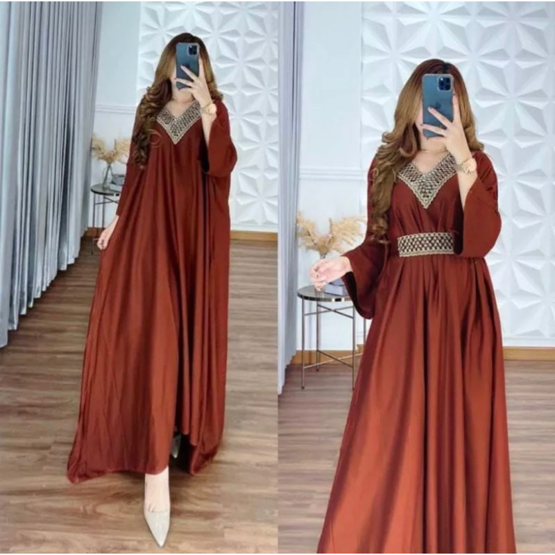 KAFTAN TSAMIRA JUMBO / GAMIS KAFTAN FREE BELT