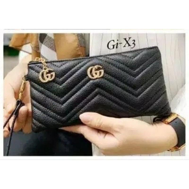 DOMPET CAVIAR IMPORT CG  BORDIR 1RUANG/ompet wanita/dompet kartu/dompet slop/dompet tangan/dompet pengaman/dompet wanita kekinian/dompet wanita