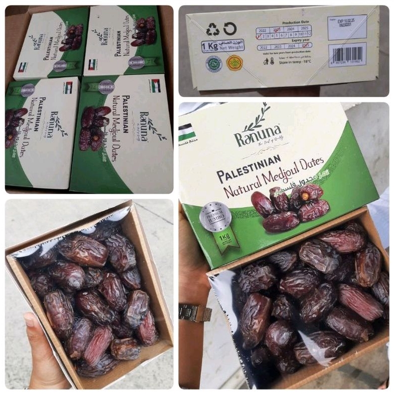 

PREMIUM MEDJOL PALESTINE 1KG | KURMA MEDJOOL PALESTINE RANUNA