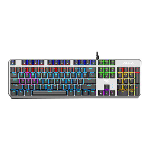 Keyboard Gaming Mechanical AULA F2066 II RGB Rainbow LED - F-2066