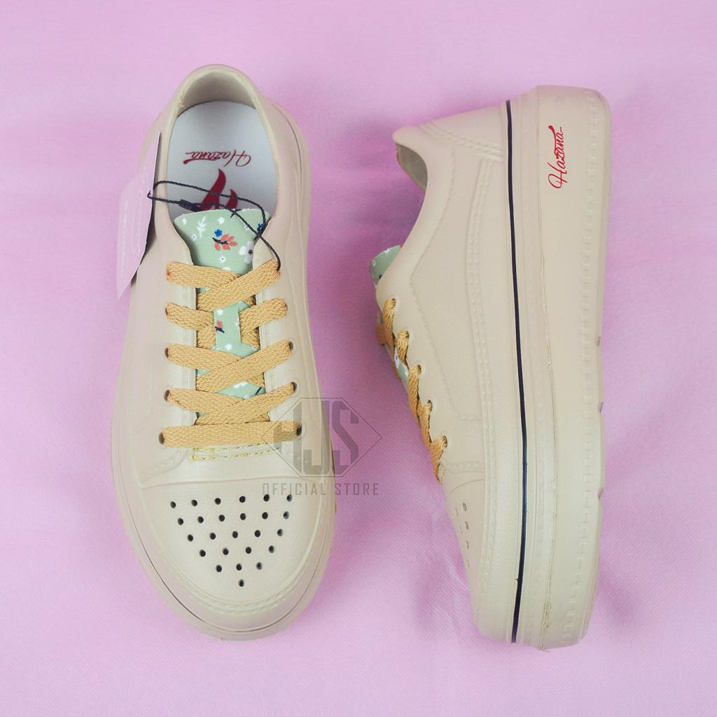 Sepatu Wanita Karet Eva Terbaru Sepatu Sneakers Wanita Anti Air Kekinian High Sepatu Cewek Murah