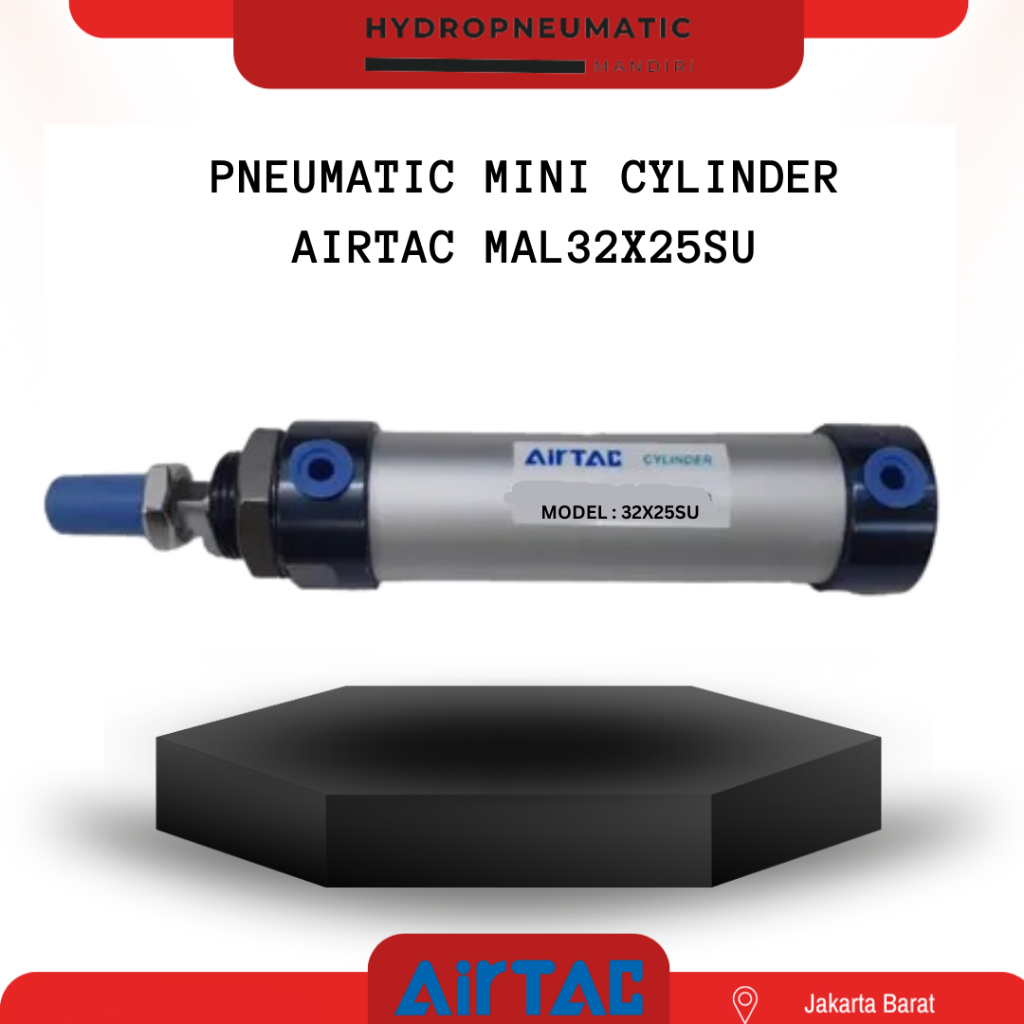 PNEUMATIC MINI CYLINDER AIRTAC MAL-32X25SU / MAL-32X25-U