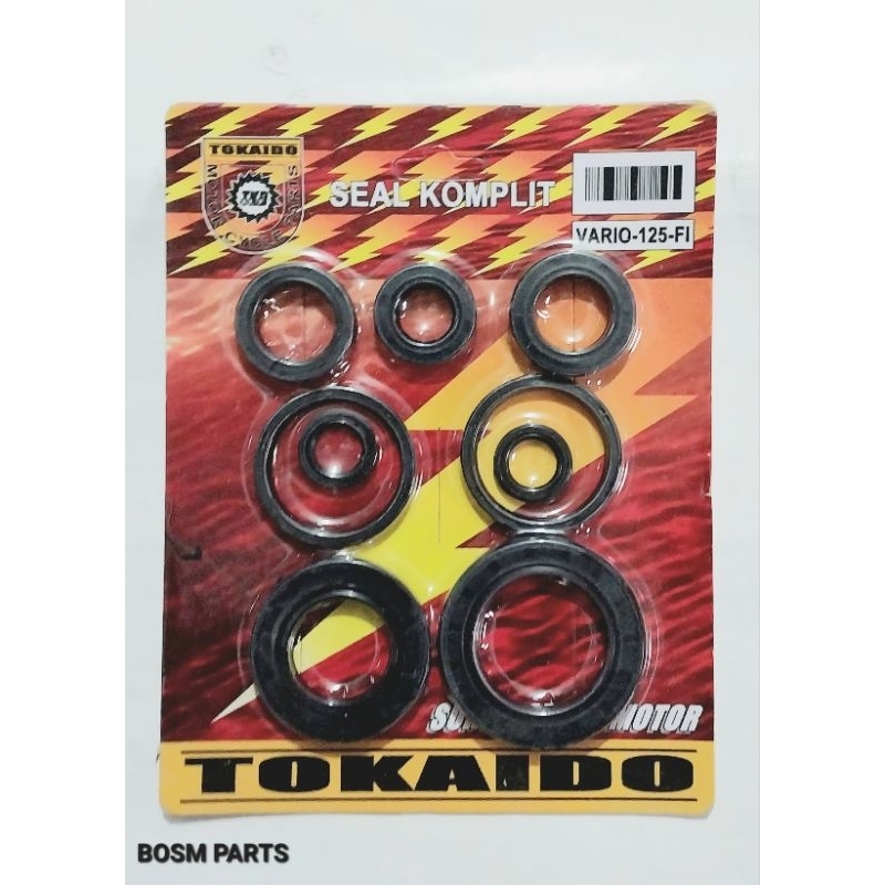 BERKUALITAS..OIL SEAL KIT SEAL KOMPLIT VARIO 125 FI HONDA TOKAIDO