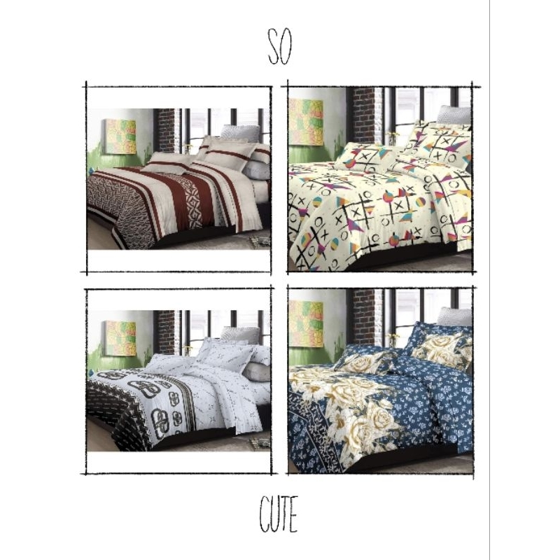 Sprei Adela ukuran 180×200×30