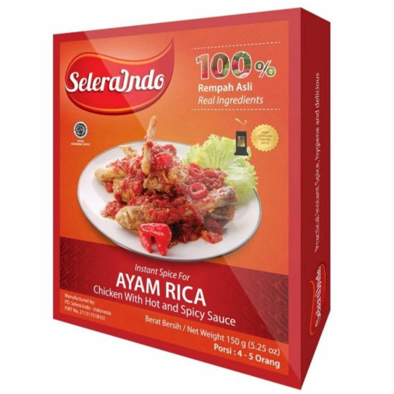 

Selera Indo Bumbu Ayam Rica