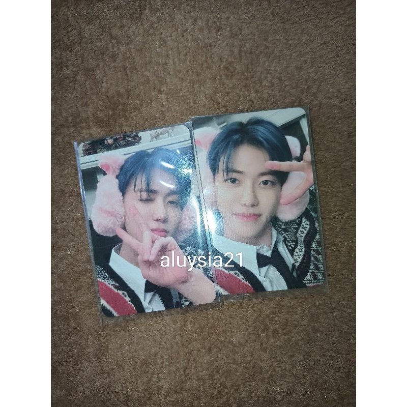 WTS jaemin pink christmas wink+peace (set only) booked