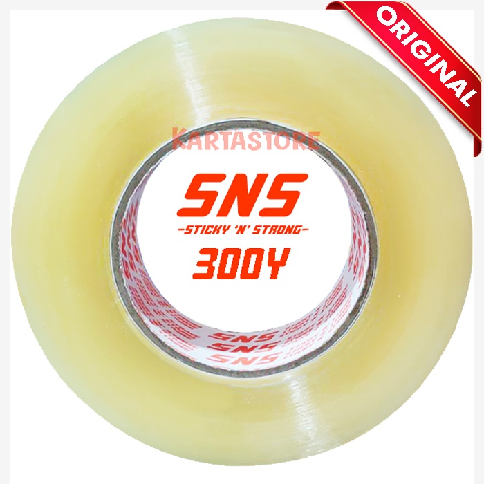 

lakban 300 yard lakban bening kuat dan tidak gampang putus