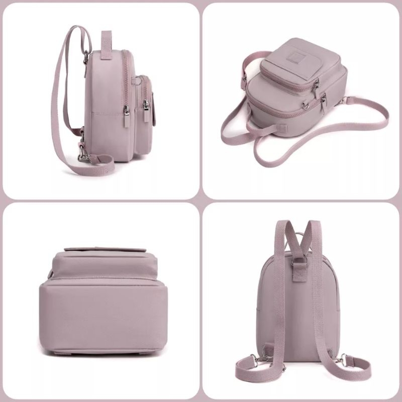 ORIGINAL Tas Ransel COLORFUL FOX Mini import KOREA Elegan Design Terbaru