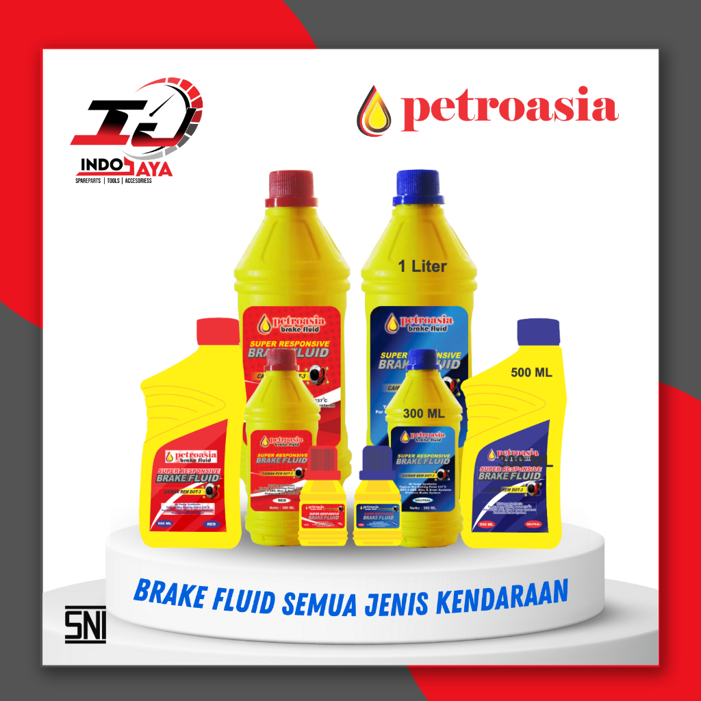 [BAYAR DI TEMPAT] BRAKE FLUID PETROASIA 50 ML / CAIRAN REM MOTOR / MINYAK REM MAX 50ML / MINYAK REM 