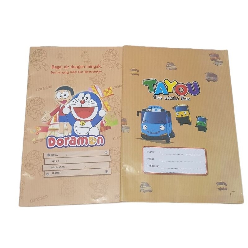 Sampul Buku Tulis Kwarto Gambar Fancy 20 Lembar