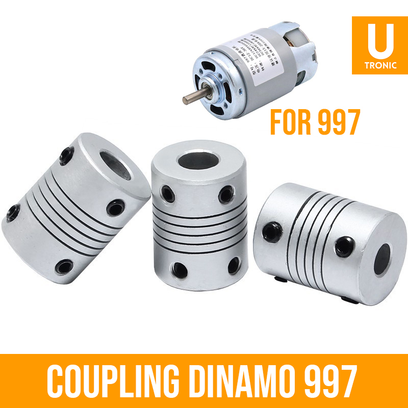 FLEXIBLE COUPLING 6.35 Shaft for Dinamo 997 (1620)