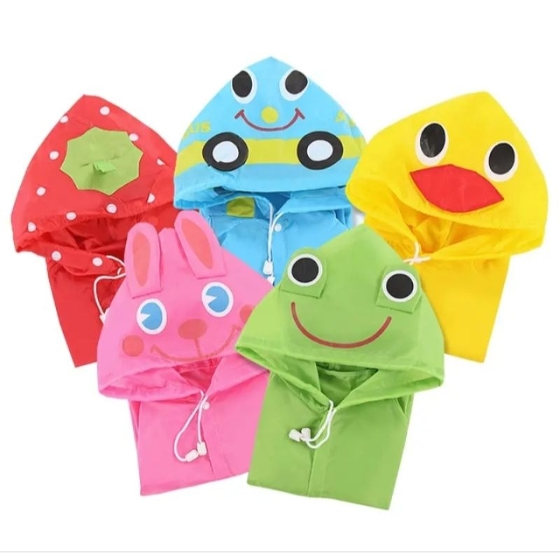 Jas hujan anak mantel hujan anak karakter