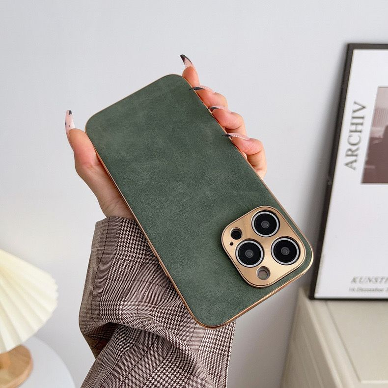 NEW PREMIUM !! ALCANTARA LEATHER CASE GOLD PLATING CAMERA IPHONE 14 PROMAX 14 PRO 14PLUS 14 13 PROMAX 13 PRO 13 12 PROMAX 12 PRO 12 11PROMAX 11PRO 11 SOFTCASE