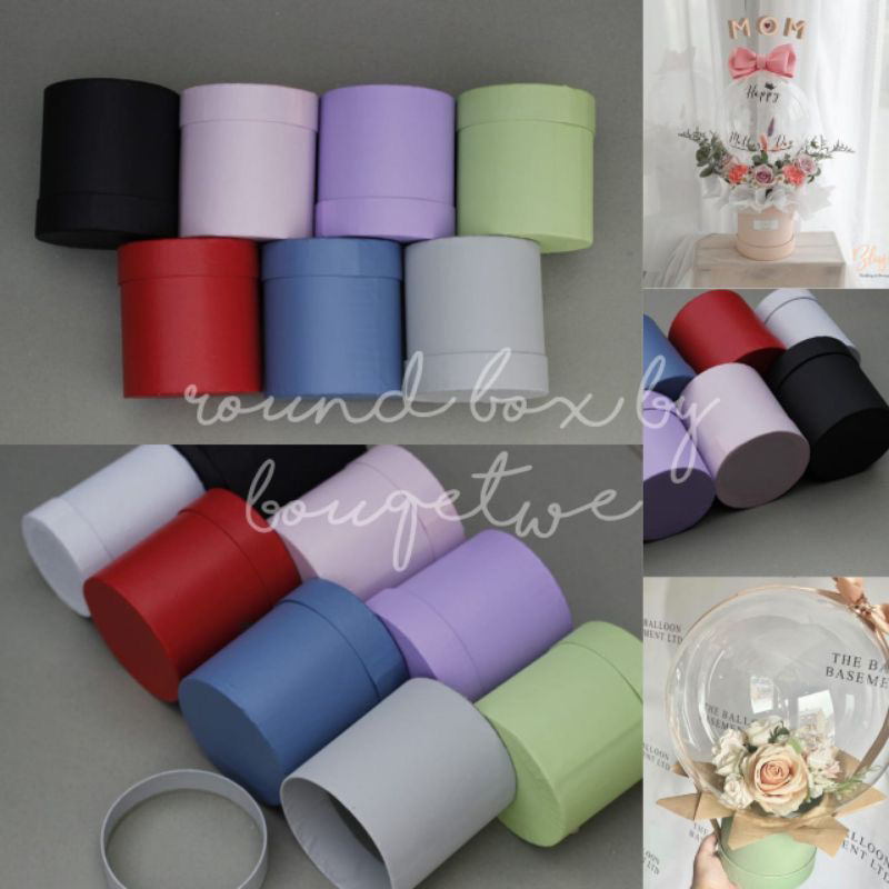 

Box Bulat 15 cm / Box Buket / Round Box