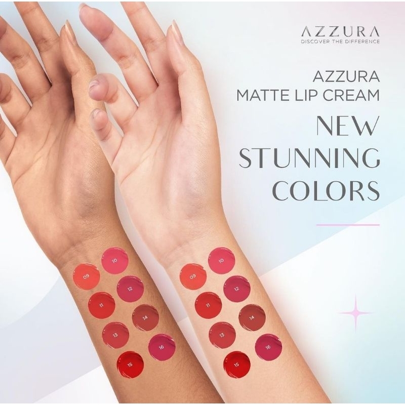 Azzura Matte Lipcream 4gr New Color Available