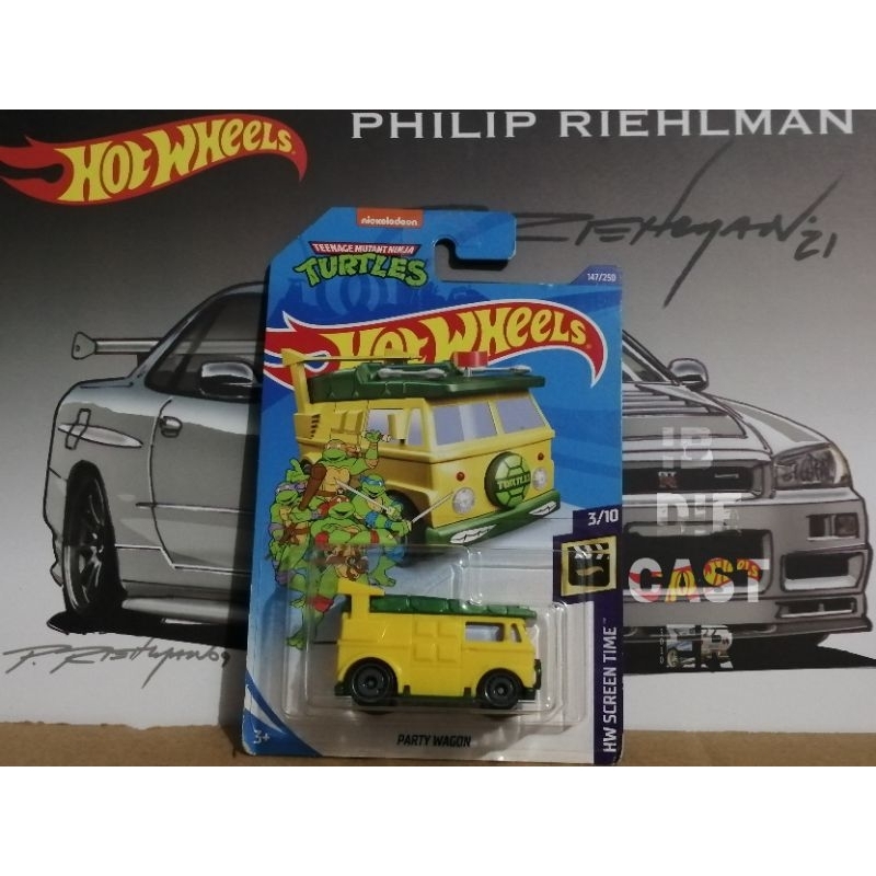 HOT WHEELS TURTLE PARTY WAGON