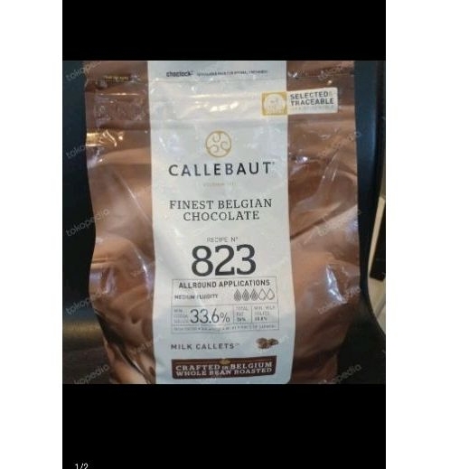 

callebaut 823/milk callets