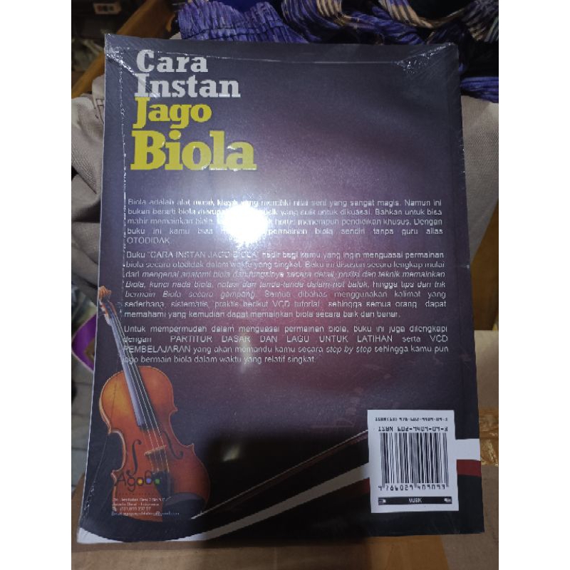 Buku Belajar Bermain Biola