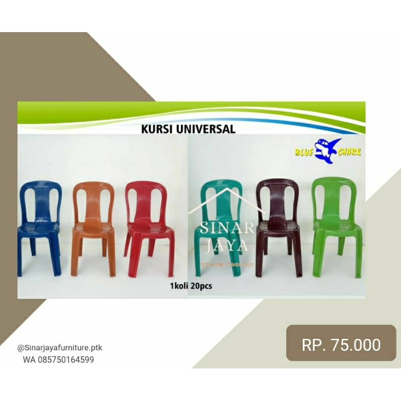 Kursi Plastik Universal/Kursi Plastik