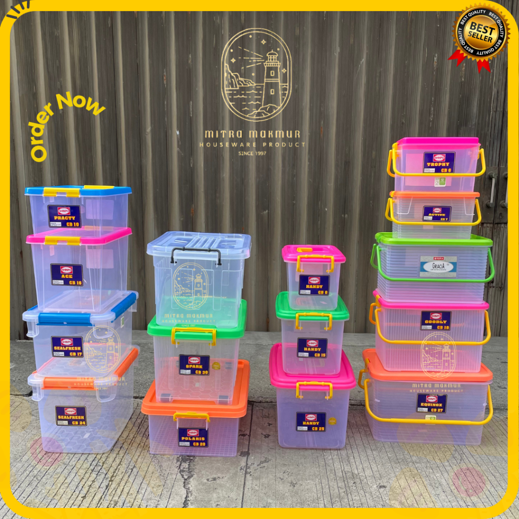 SALE!! CONTAINER BOX SHINPO 6-8-10-15-17-24-25-30-45 LITER KONTAINER BOX TEMPAT PENYIMPANAN BARANG BOX MURAH