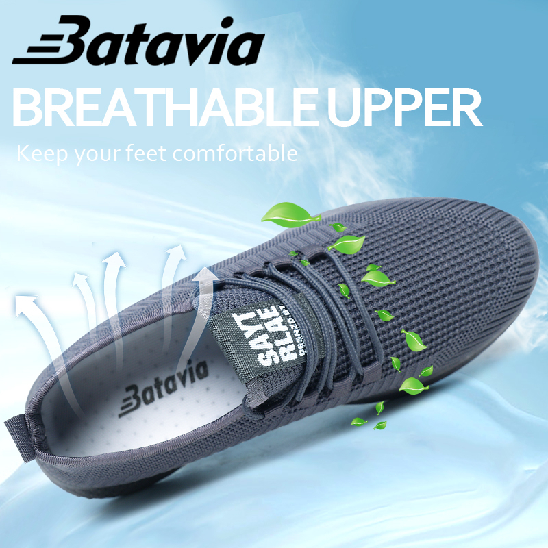 Batavia Sepatu Pria Sepatu Sekolah Olahraga Joging Slip On Pria Original Sepatu Joging Slip On Pria Keren B37