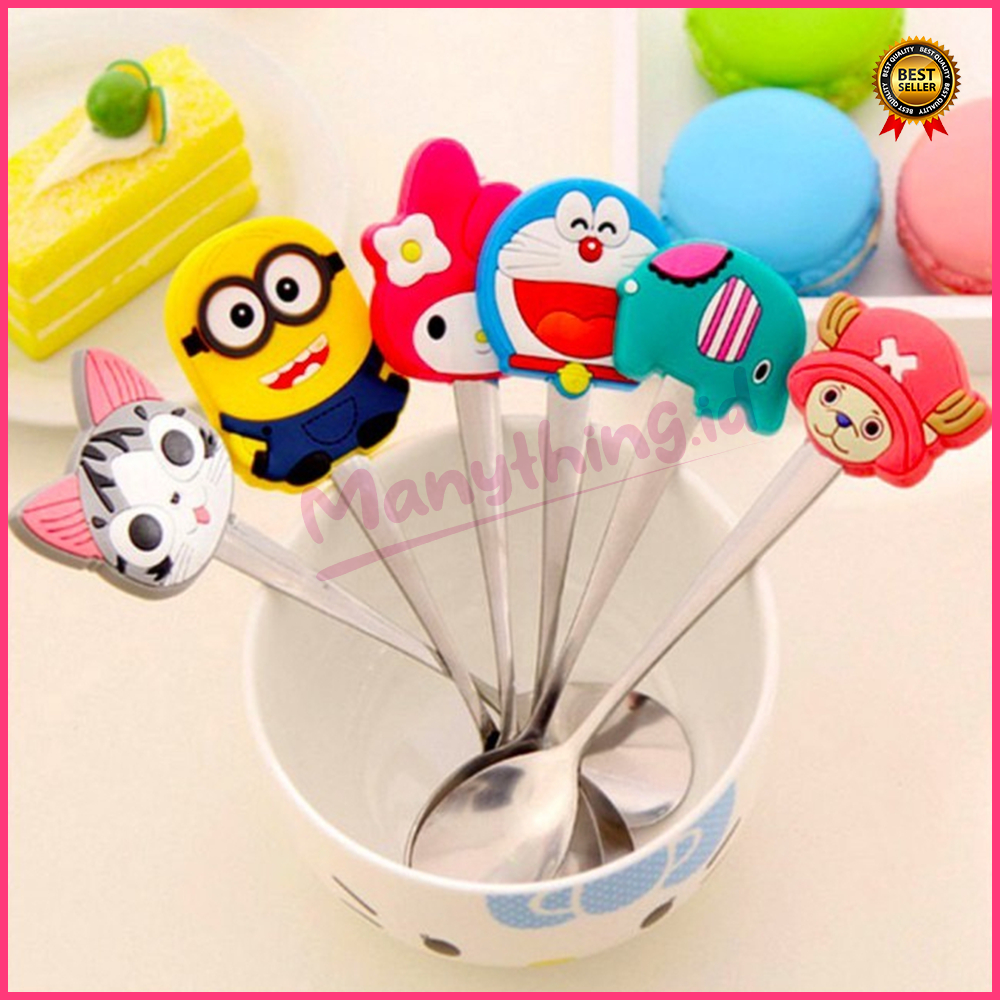 Sendok Teh Karakter Sendok Kecil Kartun Sendok Kecil Karakter Lucu Murah Sendok Kecil Karakter Tea Spoon Mini
