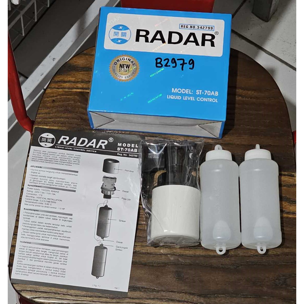 RADAR PELAMPUNG TANDON AIR OTOMATIS PENGUIN MPOIN TEDMOND KONTROL AIR