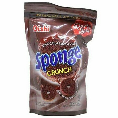 

Snack/cemilan/biskuit/SPONGE CRUNCH 100 GRAM PARTY SIZE