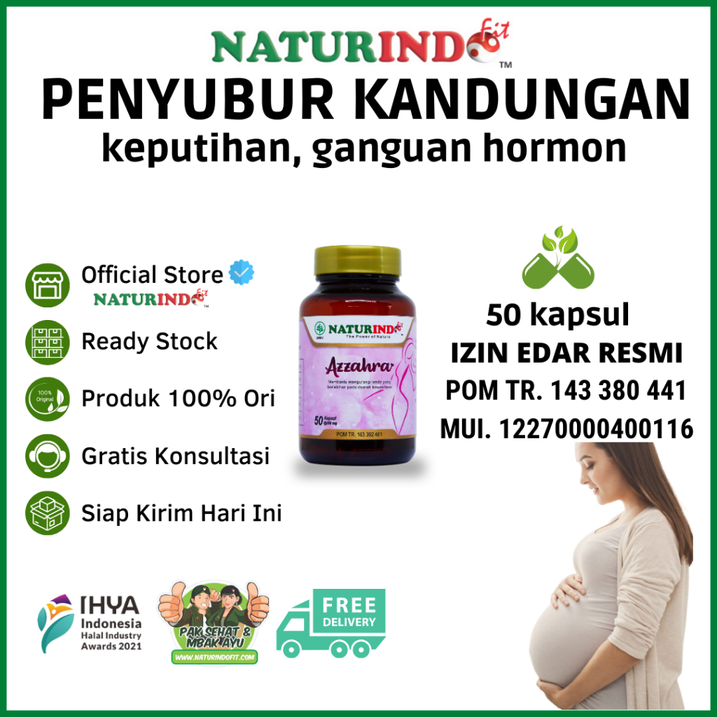 Obat Penyubur Kandungan Herbal Program Hamil Promil AZZAHRA NATURINDO
