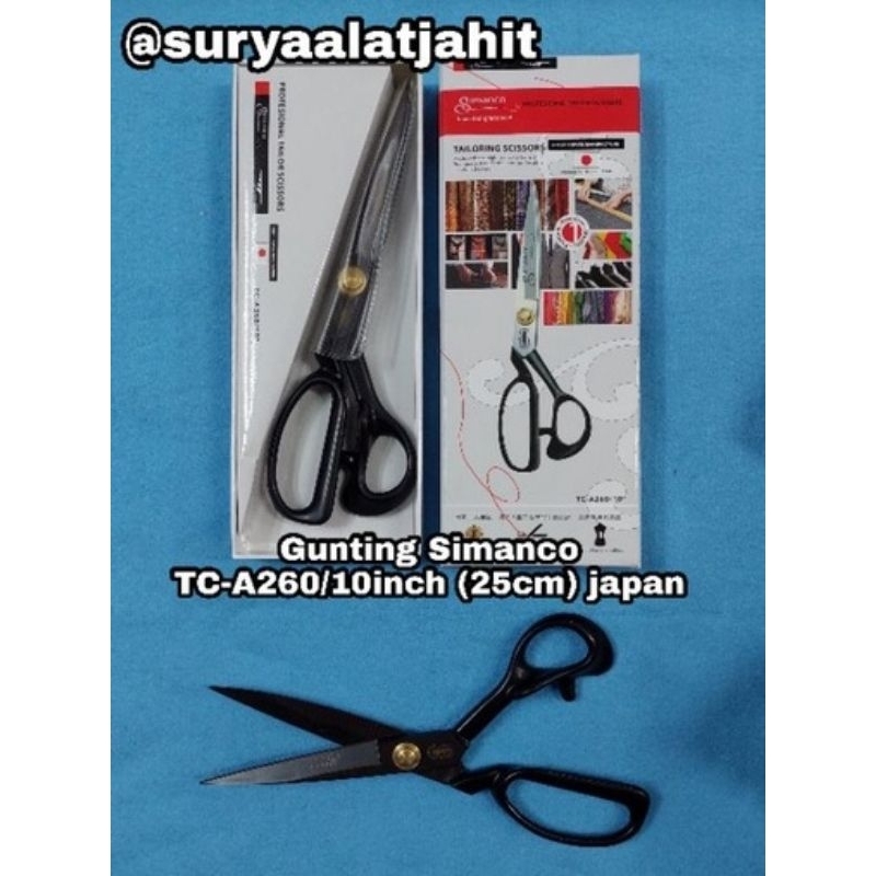 

Gunting Simanco 10in TC-A260 gg karet Hitam =rp.175.000/1pcs