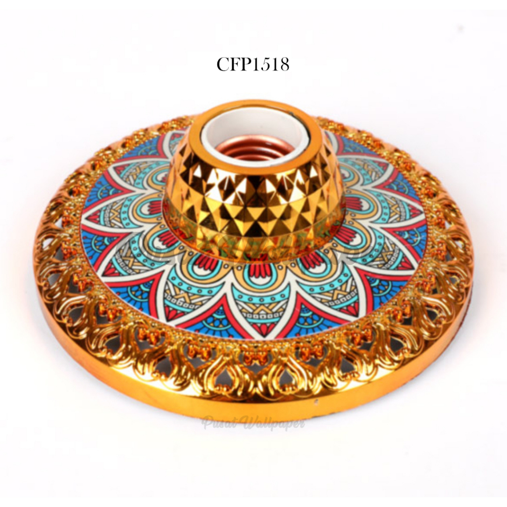 fitting lampu plafon-fitting hias-fitting hias modern-fitting lampu Ornamen ornamen 15cm x 15cm