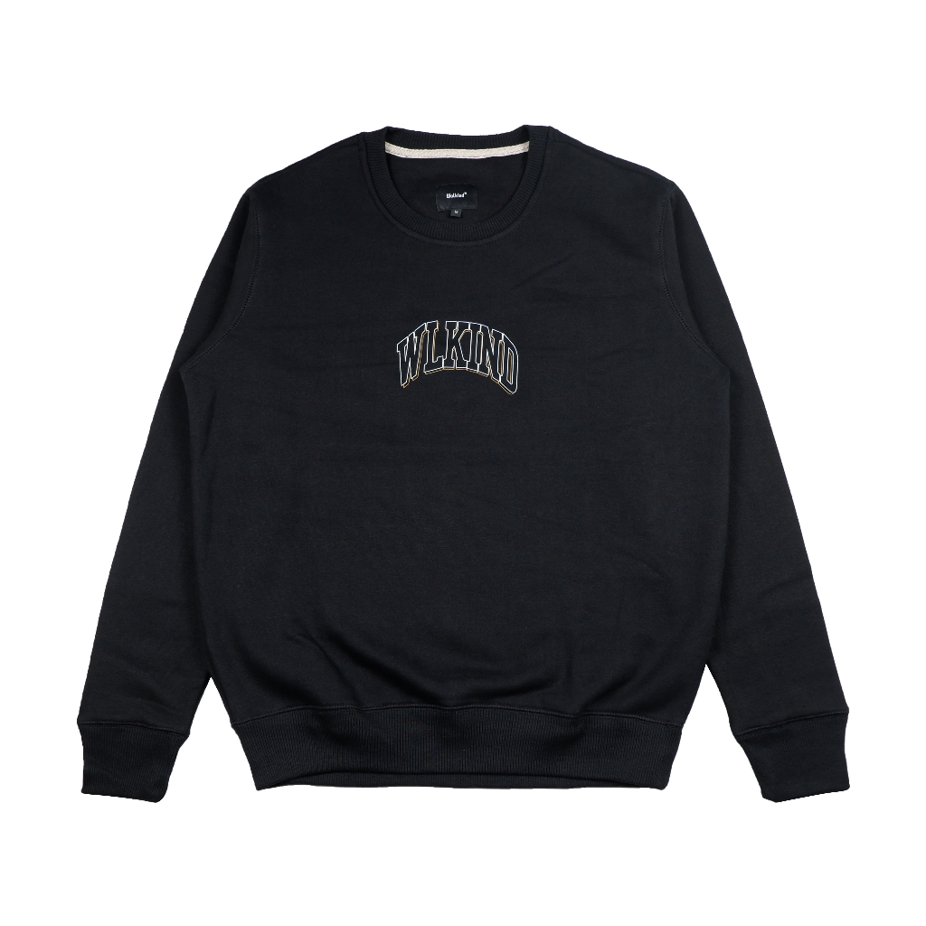 Walkind Sweater Crewneck Hitam WJK0265