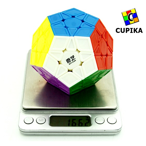 Rubik Qiyi Megaminx Stickerless sculpture Speed 3x3 Qiheng