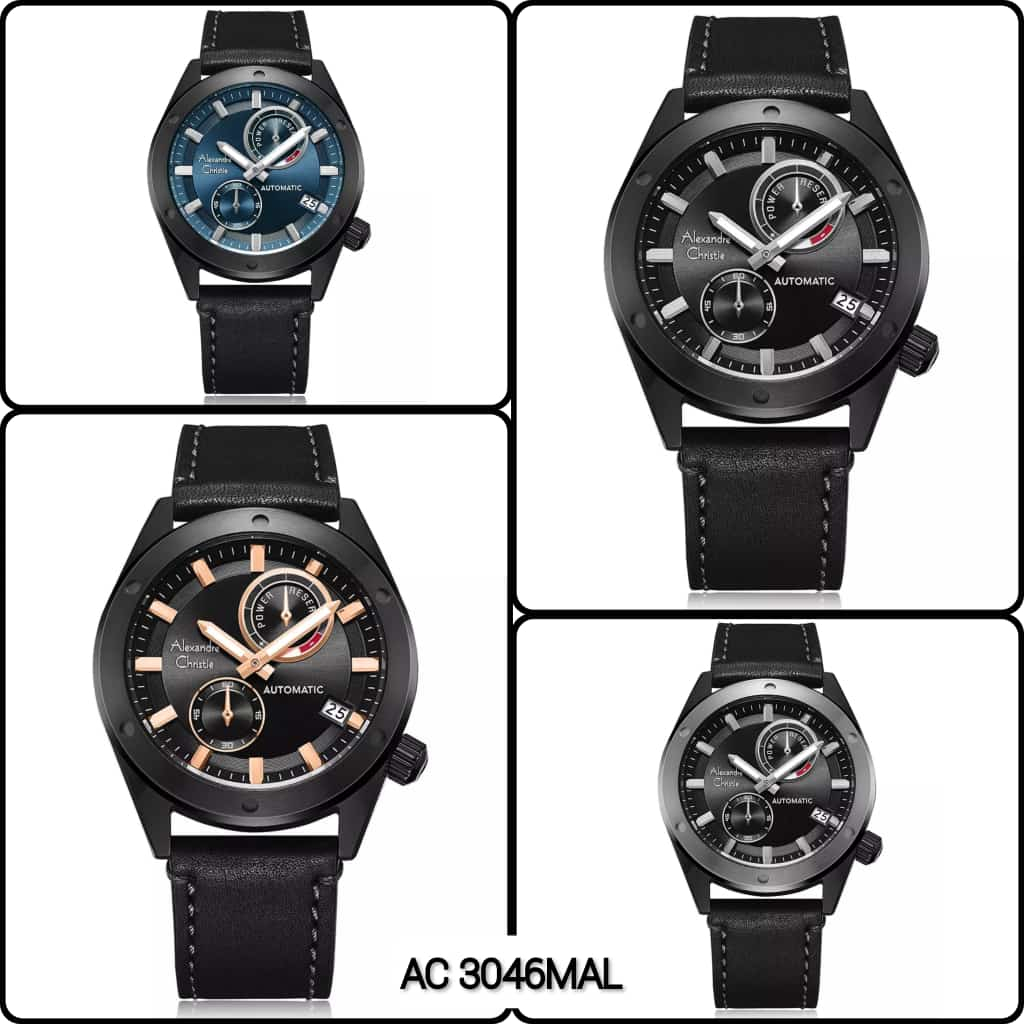 ALEXANDRE CHRISTIE OTOMATIS JAM TANGAN PRIA AC 3046MAL ORIGINAL GARANSI RESMI