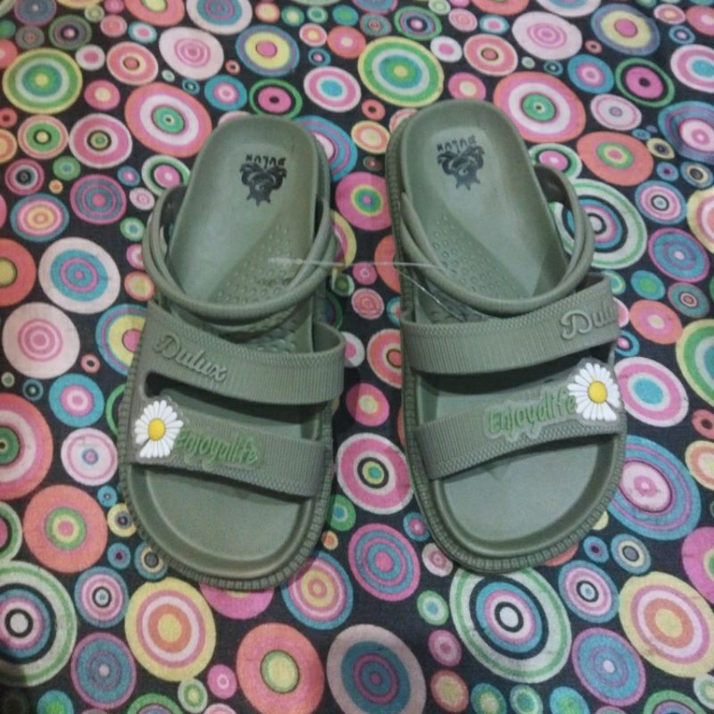 Sandal anak remaja wanita karet premium (uk. 30-35)