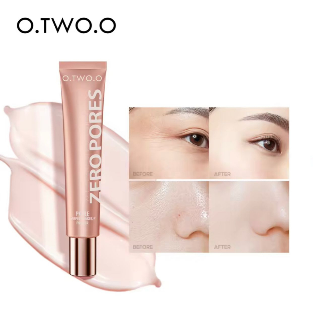 RCS ✅ OTWO.O zero pore primer makeup up base cream invisible pore soft focus makeup primer otwoo primer