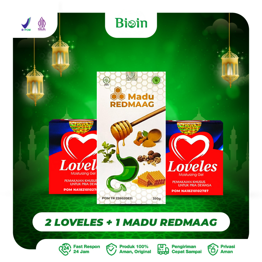 Loveles 2 + Redmaag Madu Lambung 1