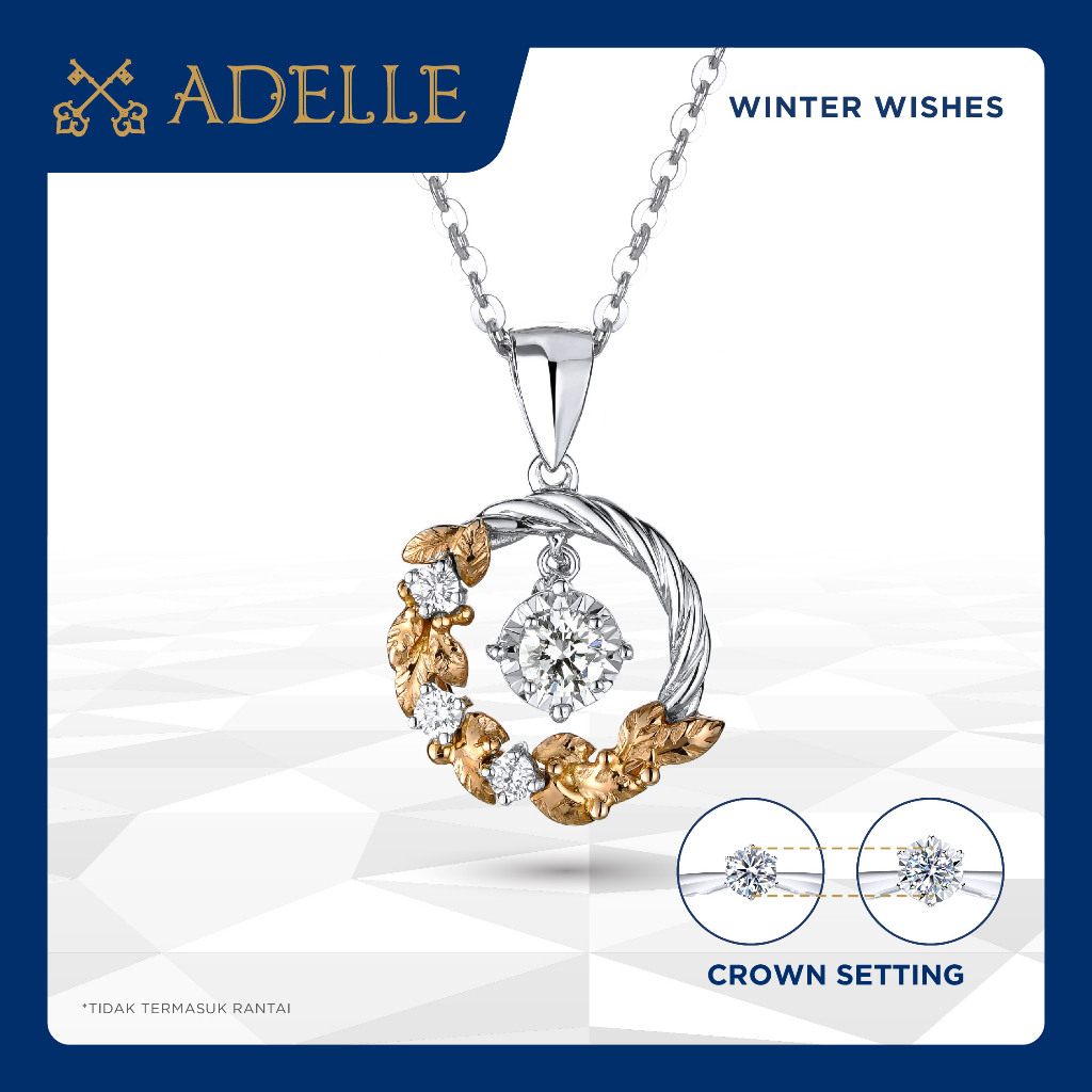 Adelle Jewellery – Garland Diamond Pendant – Liontin Berlian